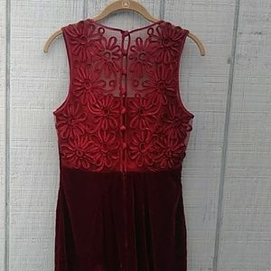 Vintage Dresses - Stunning Burgundy Retro Vintage Dress Size 10 Vintage Dresses - Stunning Burgundy Retro Vintage Dress Size 10